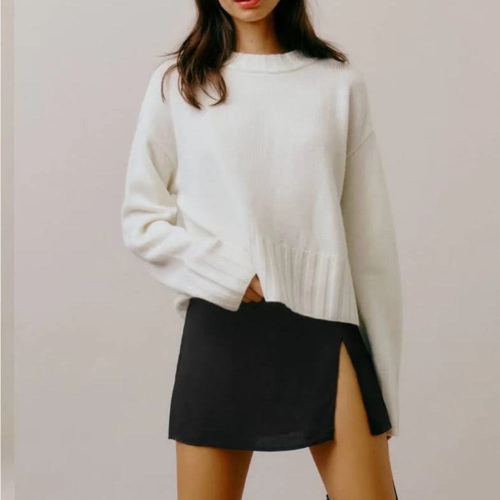 Reformation Margot Skirt Black 4